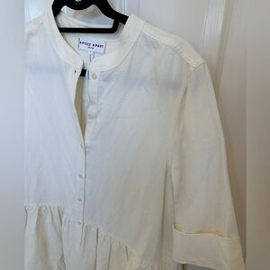 Apiece Apart Crew Neck Mini Dress